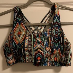 Mossimo Supply Co. Tribal Print Sports Bra